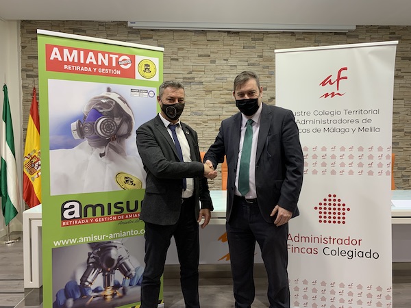 Acuerdo con Amisur, empresa dedicada a la retirada de amianto