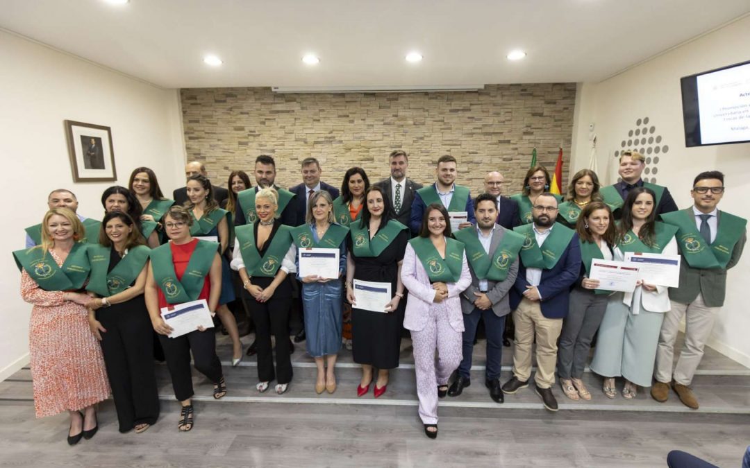 El CAF Málaga acoge la graduación de los alumnos de ‘Estudios Inmobiliarios’