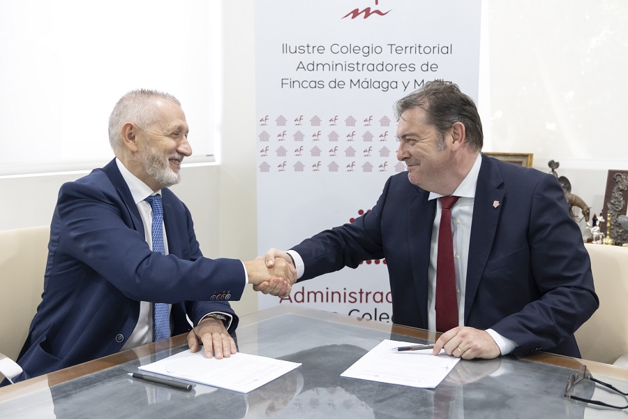 Acuerdo de colaboración entre CAF Málaga y Asociación Malagueña de Empresas de Seguridad AMES